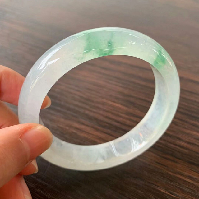 Burmese Lady Cui Natural Genuine A-grade Jade Ice Seed Floating Flower Imperial Concubine Jade Bracelet Women’s Live Streaming Special