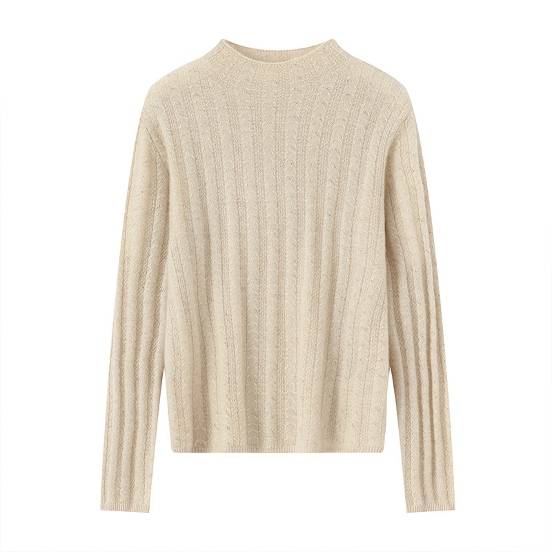 闪闪发光~100%小山羊绒衫女秋冬毛衣半高领显瘦内搭镶钻打底衫新,淘宝优惠券,粉丝福利购,淘宝优惠卷