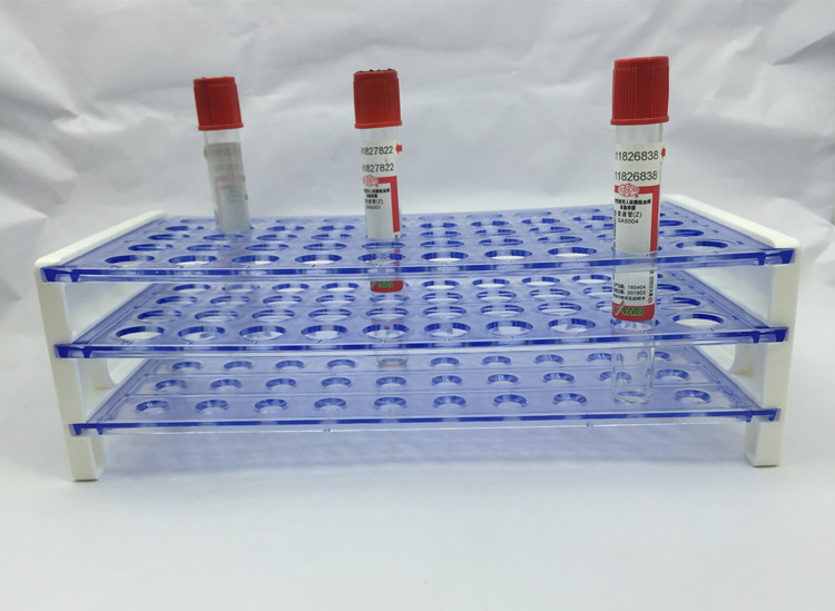 塑料试管架 三层可拆卸离心管架 采血管架玻璃试管架13mm16mm18mm - 图0