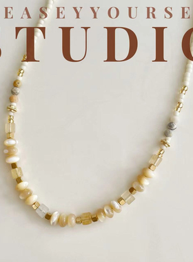 夏苒XIARAN「沙漠」原创设计气质时尚小众项链