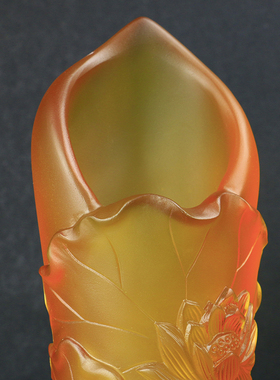 花瓶古法琉璃观音佛具用品