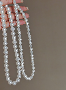 优雅短款项链秋冬高级感毛衣链小众卫衣配饰叠戴时髦轻奢锁骨颈链