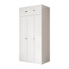 0 formaldehyde metal steel wardrobe bedroom package installation