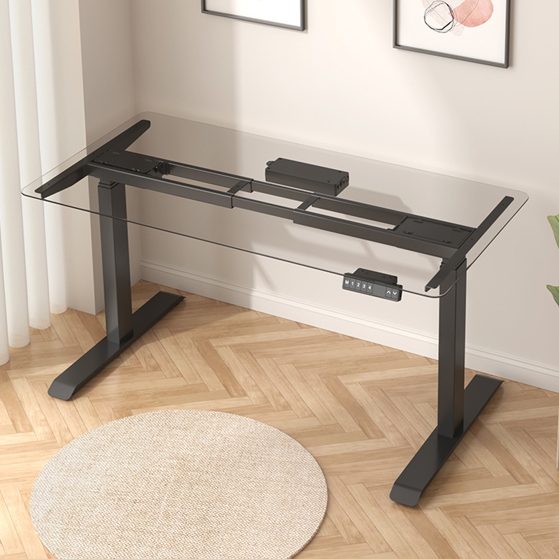 爱美卓智能双电机升降桌腿站立式办公升降桌架卧室学习台式电脑桌 - 图2