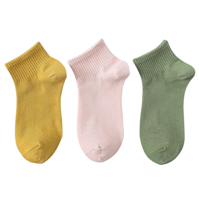 浅口夏季ins潮短筒纯色长女短袜 卡袋熊短袜/打底袜/丝袜/美腿袜