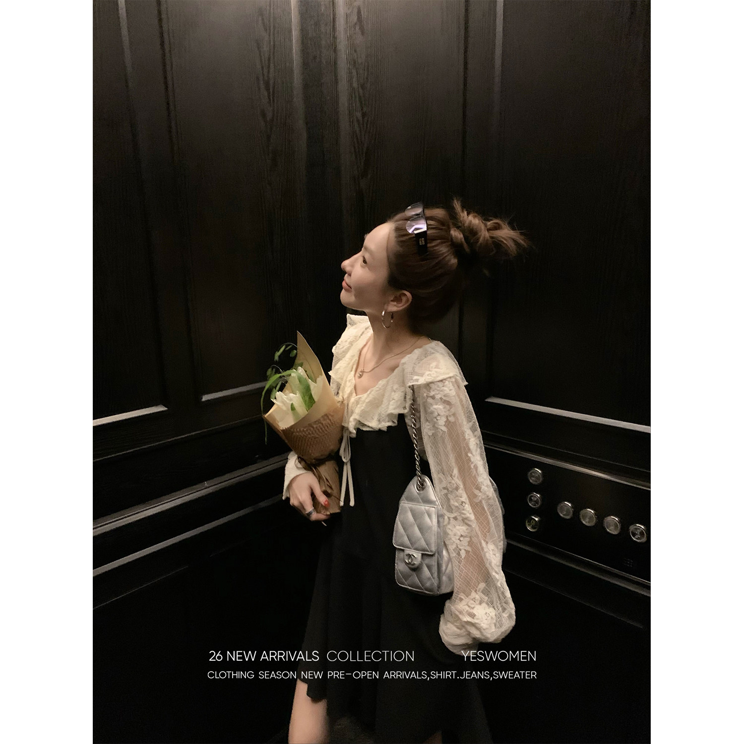 【所有女生的衣橱】小宜定制毛织裙/小黑裙/蕾丝衬衫/镂空开衫