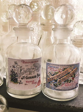 玻璃香水瓶实验室展示摆件拍摄