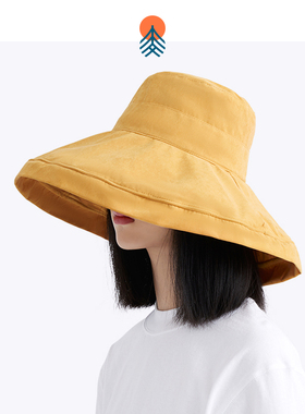 女夏季时尚新款渔夫草编遮阳帽