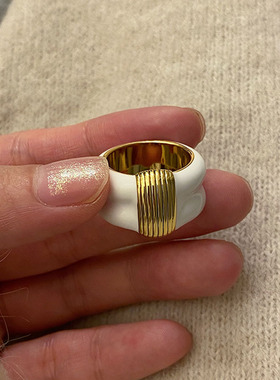 小众时髦秋冬百搭戒指高级感