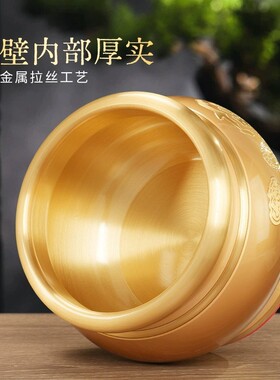 纯黄铜供具全套香炉烛台杯子