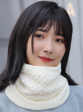 护颈围脖加绒加厚百搭男女秋冬