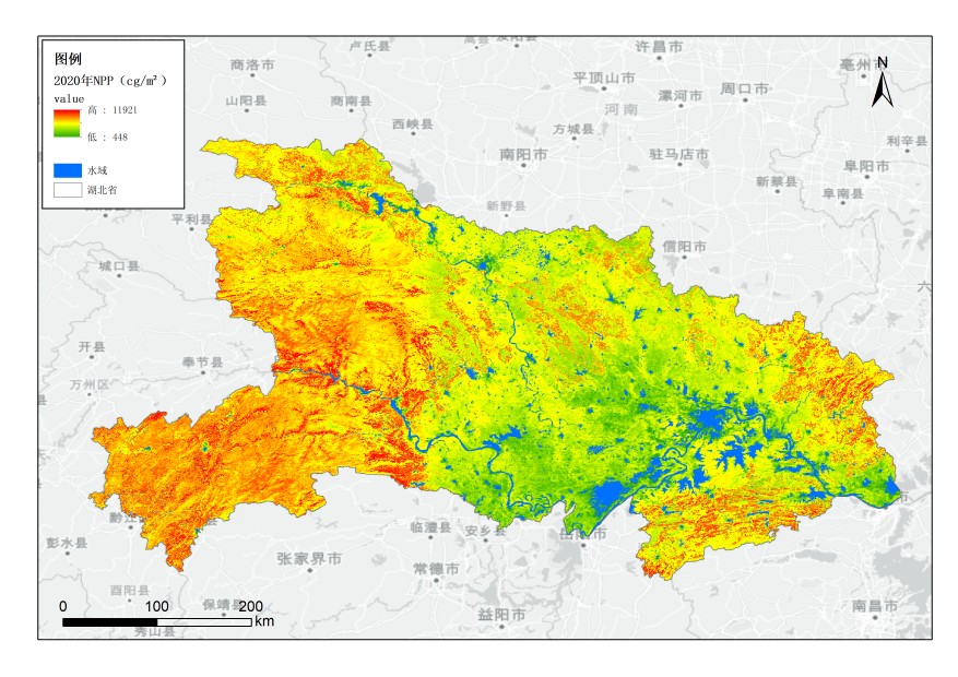 全球/全国逐年逐月NPP1985-2023植被净初级生产力500米栅格 - 图1