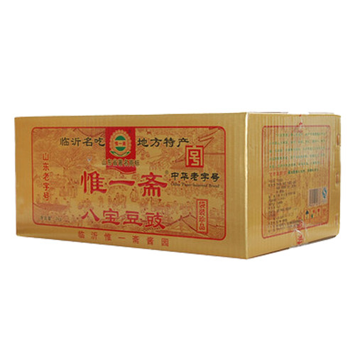 山东临沂沂蒙特产中华惟一斋八宝豆豉酱菜200g*10袋礼品装 - 图3