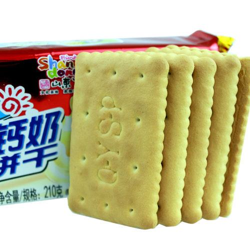 山东临沂沂蒙特产 沂水青援食品 特制铁锌高钙饼干 钙奶饼干210克 - 图2