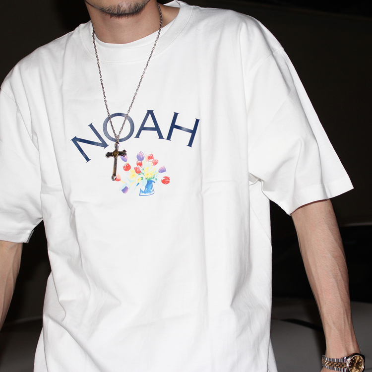 GcBrand Noah Tee 美式复古宽松潮流短袖男女情侣休闲印花T恤夏季 - 图0