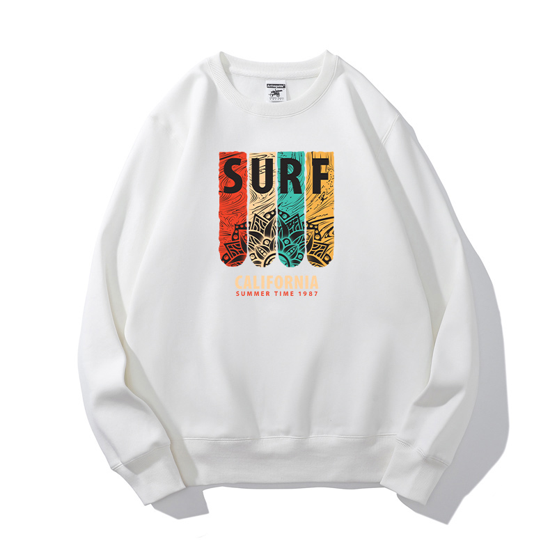 潮统旗舰店年春秋新款卫衣男加绒宽松圆领外套ins潮牌男装秋冬上衣长袖1