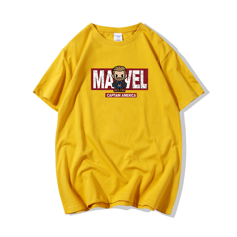 潮统旗舰店欧美ins潮牌卡通动漫短袖男士T恤宽松纯棉打底衫港风夏季上衣体恤1