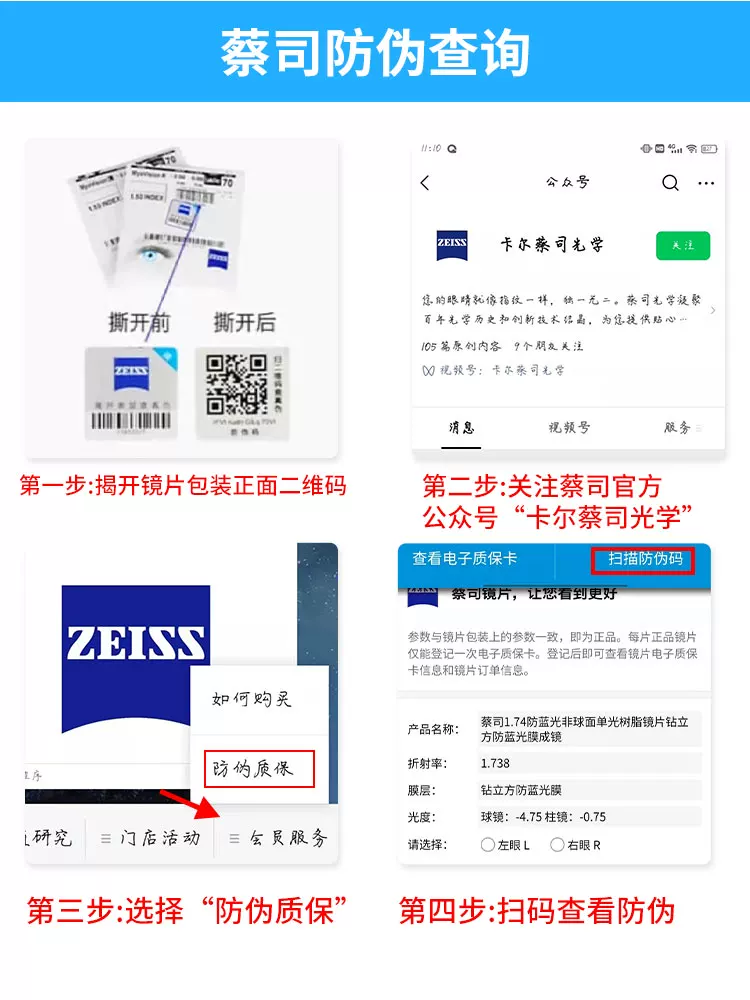 Линзы Zeiss Zerui 1.74 ультратонкие анти-голубого света discoloration новые Qingrui 1.67 линзы для миопии очковые официальный флагманский магазин