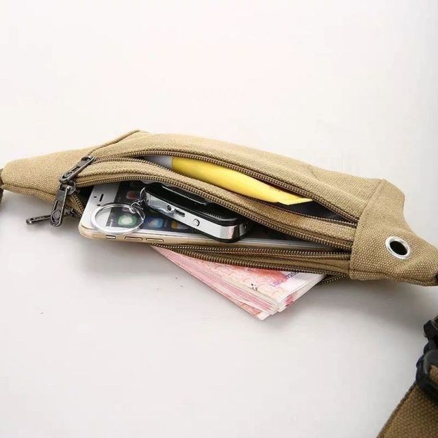 Men's outdoor sports multi-purpose waist bag