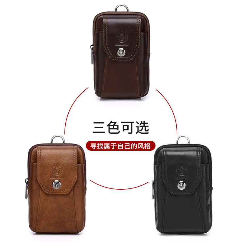 2022新款男式腰包手机套男款钱包 bzk箱包男士包袋