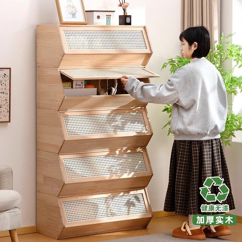 DIY组合置物架多层收纳架落地实木桌面收纳置物架储物用品架EC71,淘宝优惠券,粉丝福利购,淘宝优惠卷