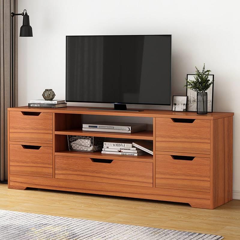 现代加高柜电视柜简约卧室客厅经济型小户型收纳置物电视机柜组合