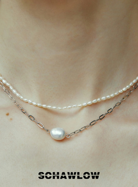 schawlow肖洛巴洛克珍珠项链