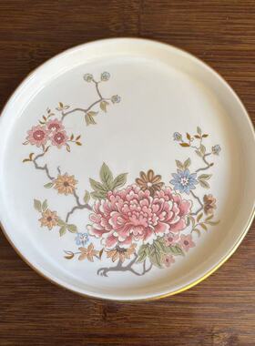 Royal Doulton 皇家道尔顿 1977年 canton 广东描金收藏瓷盘 圆碟