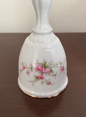Paragon 帕拉贡 Victoriana Rose 手摇铃铛 维多利亚玫瑰骨瓷餐铃