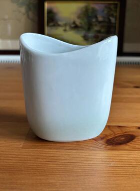 Highbank 苏格兰中古摆件扁花瓶 西洋收藏 Vintage 瓷器 装饰瓷瓶