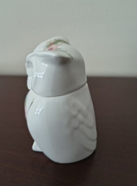 AYNSLEY 安兹丽动物镇纸 Wild Tudor 野生都铎王朝猫头鹰瓷罐摆件
