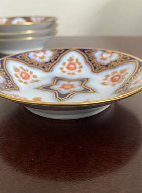 Limoges 利摩日法国 Bernardaud 柏图古董描金装饰盘 伊万里瓷碟