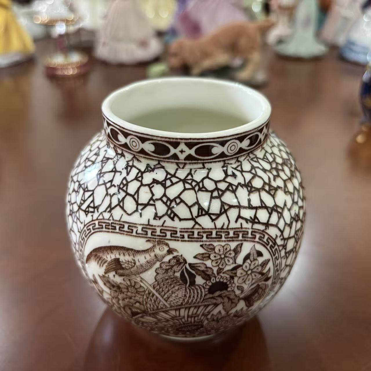 ADAMS 亚当斯英国中古瓷器 花鸟装饰瓷咖啡罐 Vintage 将军罐摆件,淘宝优惠券,粉丝福利购,淘宝优惠卷
