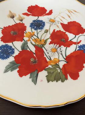 Royal Albert 皇家阿尔伯特 野花限量收藏盘 英国骨瓷赏盘 花卉碟