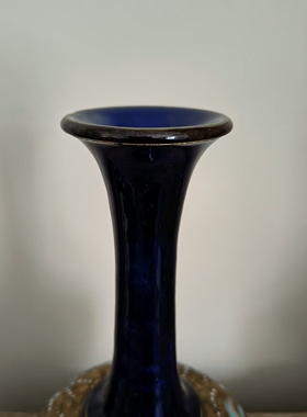 Royal Doulton 皇家道尔顿20年代兰贝斯古董花瓶斯莱特专利陶瓷瓶