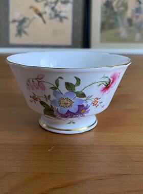 Royal Crown Derby 皇家皇冠德比 中古收藏瓷器花束奶壶 花卉糖碗