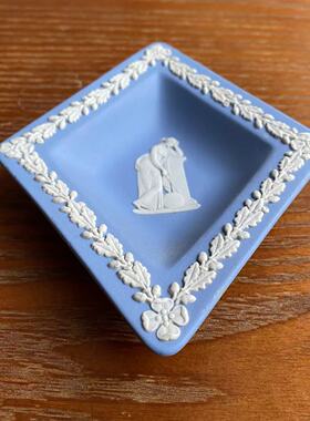 Wedgwood 韦奇伍德 Jasperware 玉石浮雕菱形赏盘 神话人物收藏碟