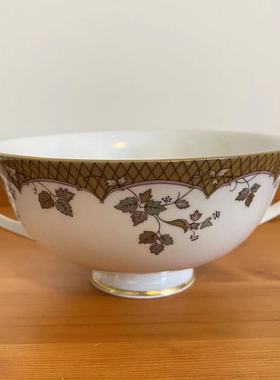 Royal Doulton 皇家道尔顿 Lynnewood 英国骨瓷收藏双耳杯 甜品碗