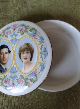 Coalport 科尔波特 1981年英国皇家婚礼纪念罐 戴安娜 限量首饰罐
