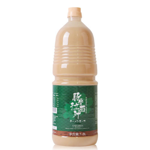 日本料理樱花牌豚骨拉面汁浓缩猪骨白骨日式调料酱汁1.8L汤底汤料 - 图0