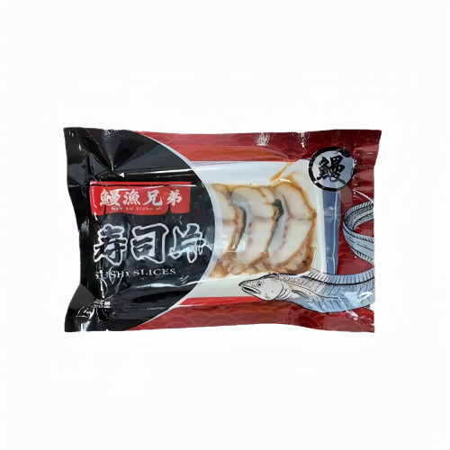 日本寿司料理 蒲烧切片鳗鱼片 寿司切片鳗鱼蒲烧星鳗片8g*20片 - 图1