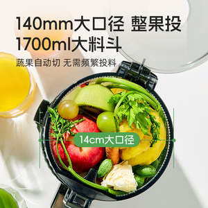 【旗舰店】hurom惠人原汁机榨汁机料理机汁渣分离家用进口H70FT