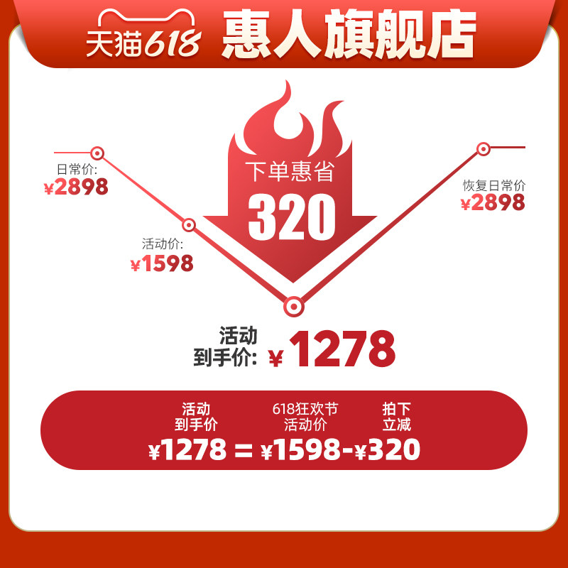 【旗舰店】hurom新款原装家用原汁机 hurom惠人电器榨汁机