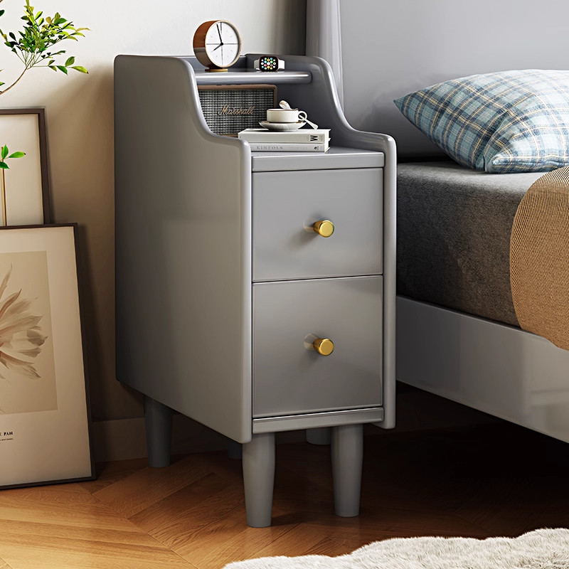 实木床头柜简约现代家用卧室迷你小型极窄床边柜超窄20公分夹缝柜,淘宝优惠券,粉丝福利购,淘宝优惠卷