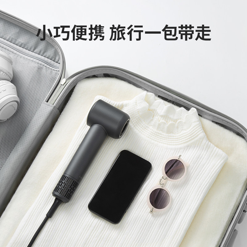 罗拉mini高速吹风机大功率家用迷你便携负离子静音强力速干电吹风