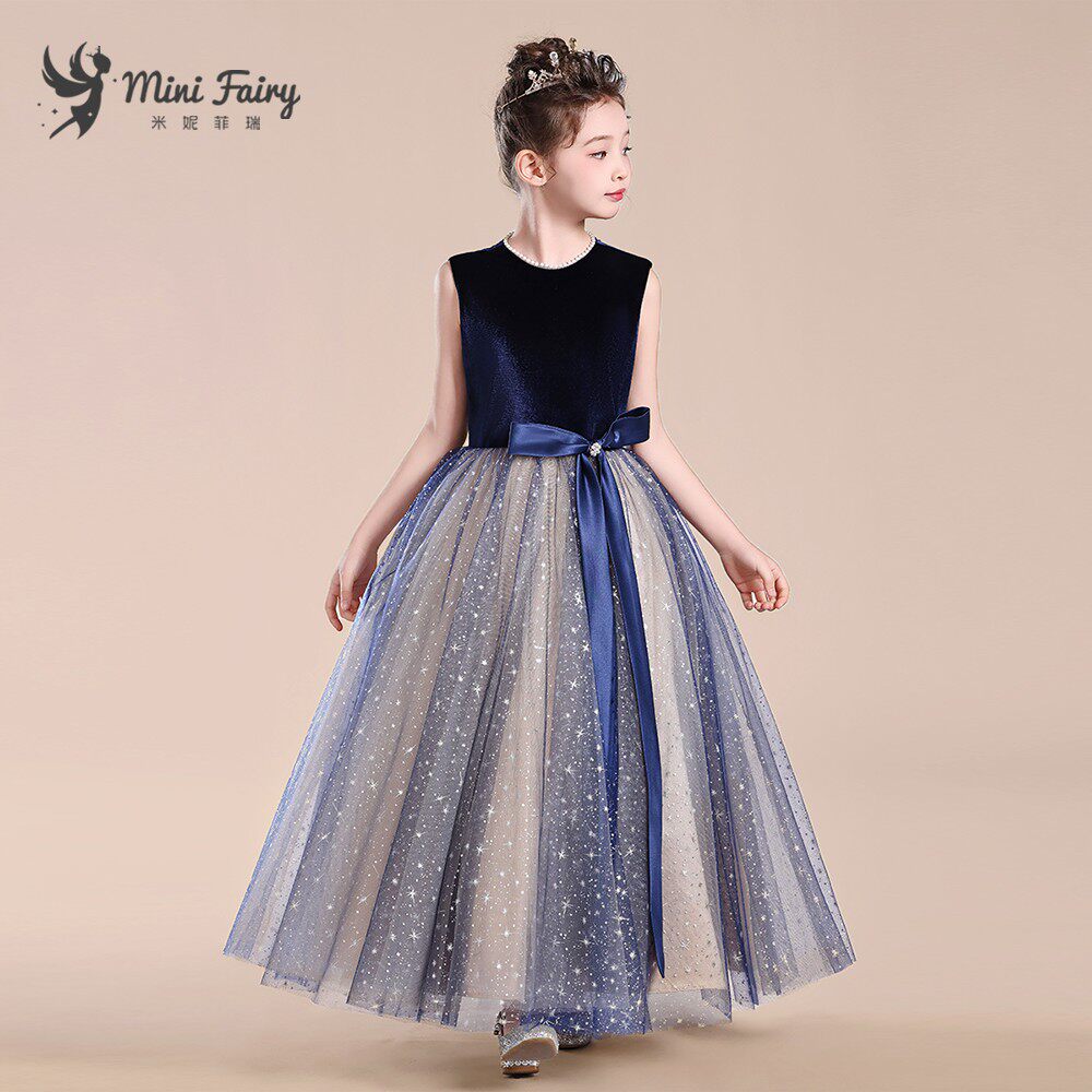 MiniFairy新款儿童礼服钢琴演奏服中小学生六一表演裙小提琴演奏,淘宝优惠券,粉丝福利购,淘宝优惠卷