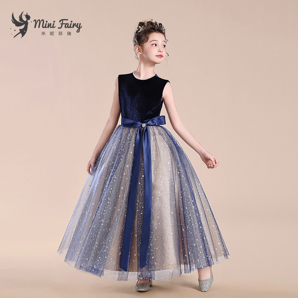 MiniFairy新款儿童礼服钢琴演奏服中小学生六一表演裙小提琴演奏,淘宝优惠券,粉丝福利购,淘宝优惠卷