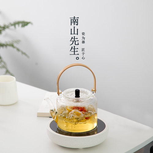 南山先生天机镜电陶炉家用煮茶器茶炉烧水壶陶瓷煮茶壶套装-图2