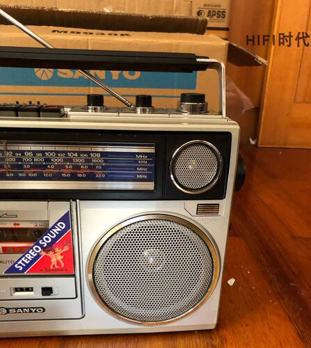 日本三洋M9940K收录机纯进口便携式磁带机老式收音机库存老货 - 图2