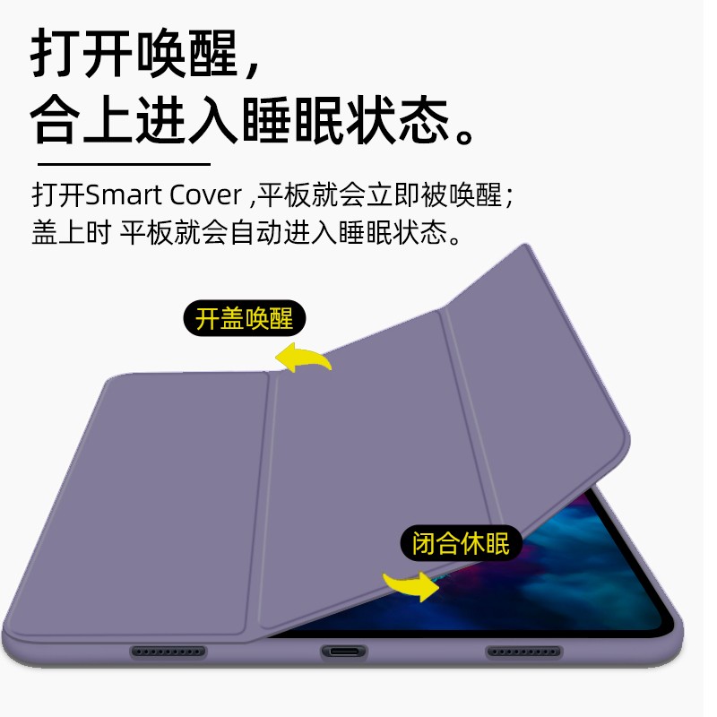 老款iPad2/3/4保护套A1395适用于苹果A1458壳平板电脑壳3三折a1416硅胶i老pad2代派的A1396全包1460防摔a1430 - 图1